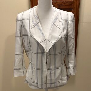 White House Black Market Checkered jacket - size 2